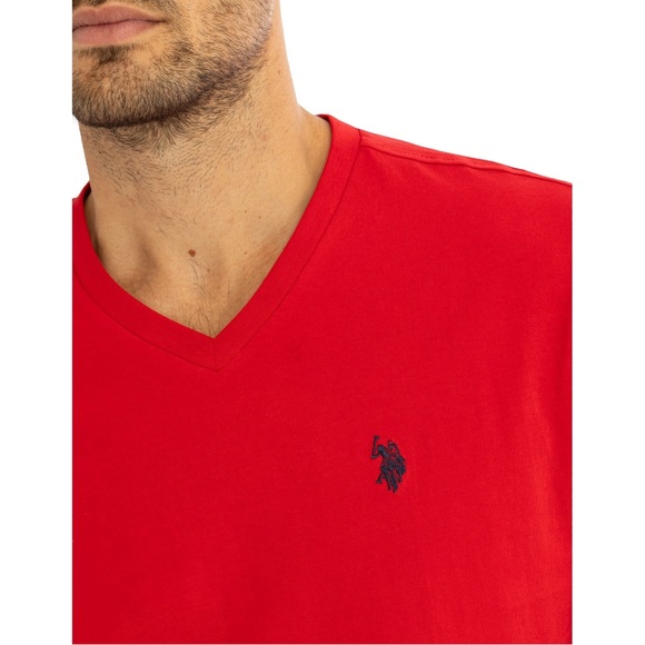 U.S. Polo Assn. Men's Short Sleeve V-Neck Tee - Picture 4 of 5